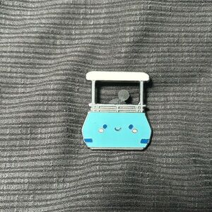 Ride Vehicle Blue Disney trading pin